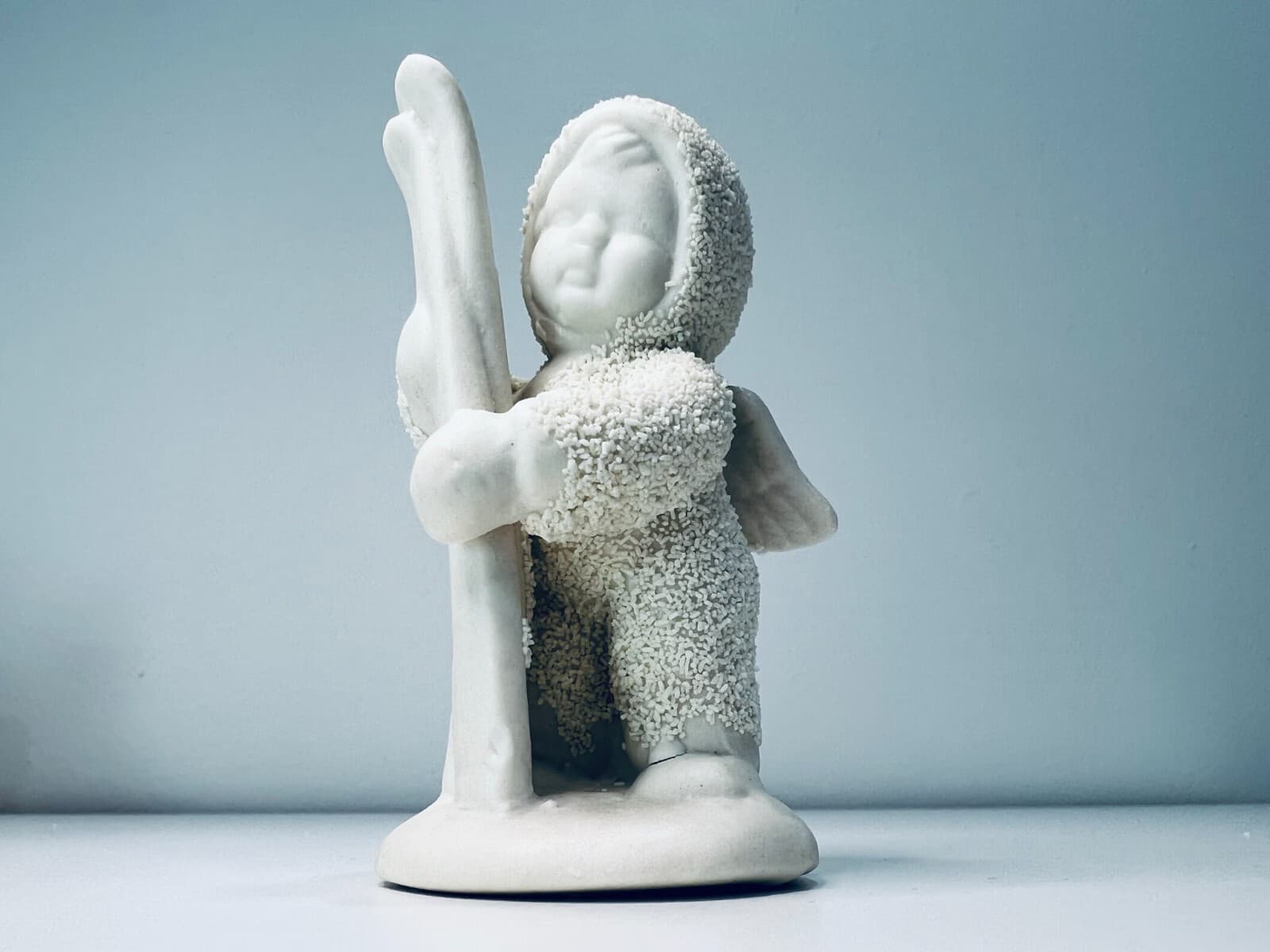 Lot of 3 Vintage Starlight White Porcelain Snowbabies Christmas Figurines - Thumbnail 7