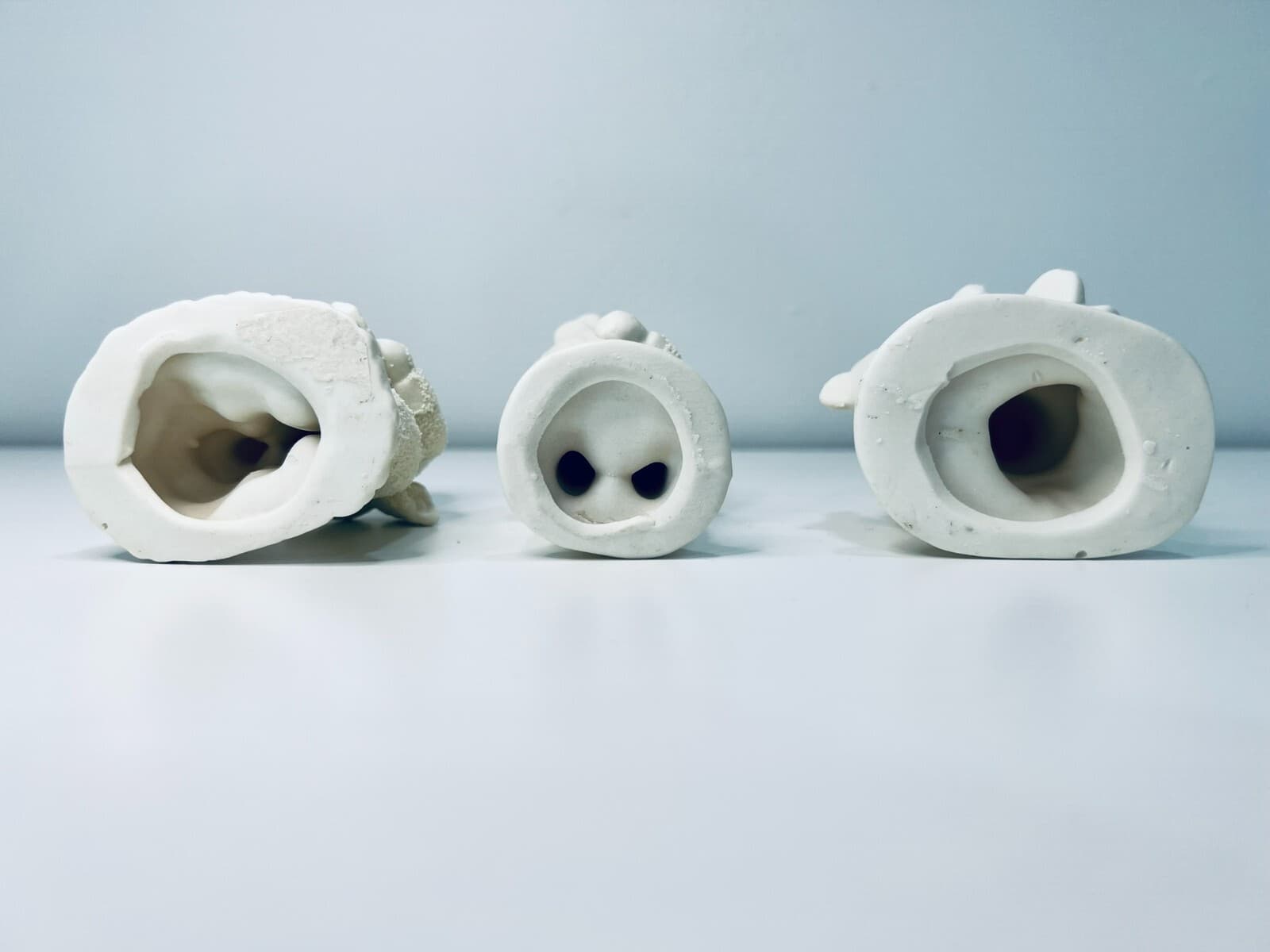 Lot of 3 Vintage Starlight White Porcelain Snowbabies Christmas Figurines - Thumbnail 10