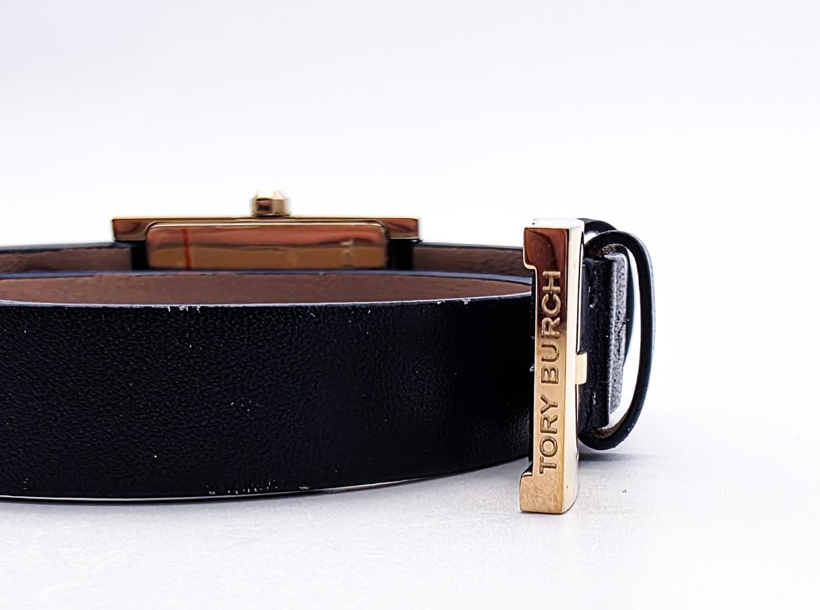 Tory Burch Buddy Signature Double-Wrap Leather Strap Ladies Designer Wristwatch - Thumbnail 5