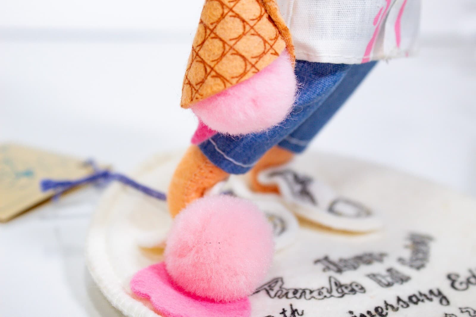 Annalee Mobilitee 1993 Ice Cream Cone Boy Society Artisan Doll New Tag 7" - Thumbnail 6