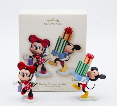 Hallmark Keepsake 2007 Dashing Through The Mall Disney Christmas Ornament New - Thumbnail 2