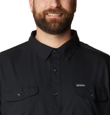 Columbia Men's Big & Tall Utilizer II Solid Short Sleeve Shirt, ICY Morn, 3X B&T - Thumbnail 9