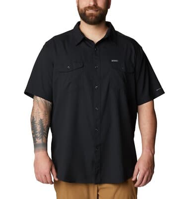 Columbia Men's Big & Tall Utilizer II Solid Short Sleeve Shirt, ICY Morn, 3X B&T - Thumbnail 6