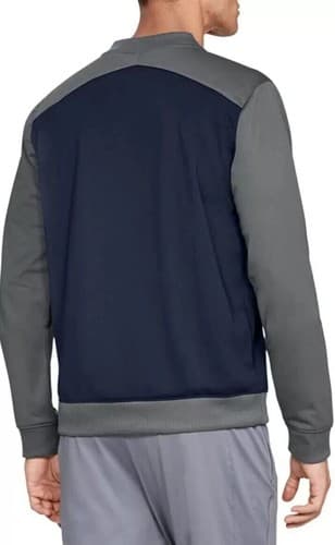 Under Armour Men's Challenger II Track Jacket Midnight Navy/Graphite Size Large - Thumbnail 2