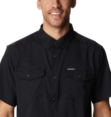 Columbia Men's Big & Tall Utilizer II Solid Short Sleeve Shirt, ICY Morn, 3X B&T - Thumbnail 4