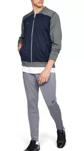 Under Armour Men's Challenger II Track Jacket Midnight Navy/Graphite Size Large - Thumbnail 3