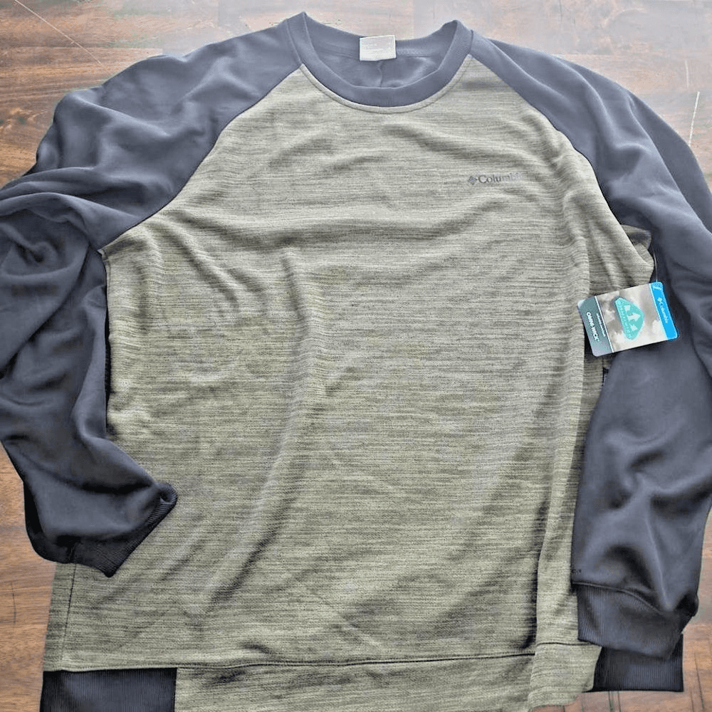 Columbia Mens Crew Neck Long Sleeve Pullover Shirt - Omni-Wick - New XXL - Thumbnail 2