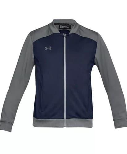 Under Armour Men's Challenger II Track Jacket Midnight Navy/Graphite Size Large - Thumbnail 4