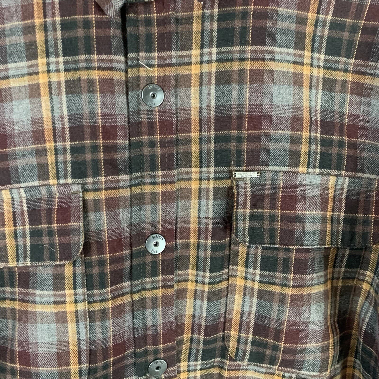 BUFFALO DAVID BITTON SHERPA-LINED SOQER MENS MEDIUM SHIRT/JACKET - Thumbnail 3