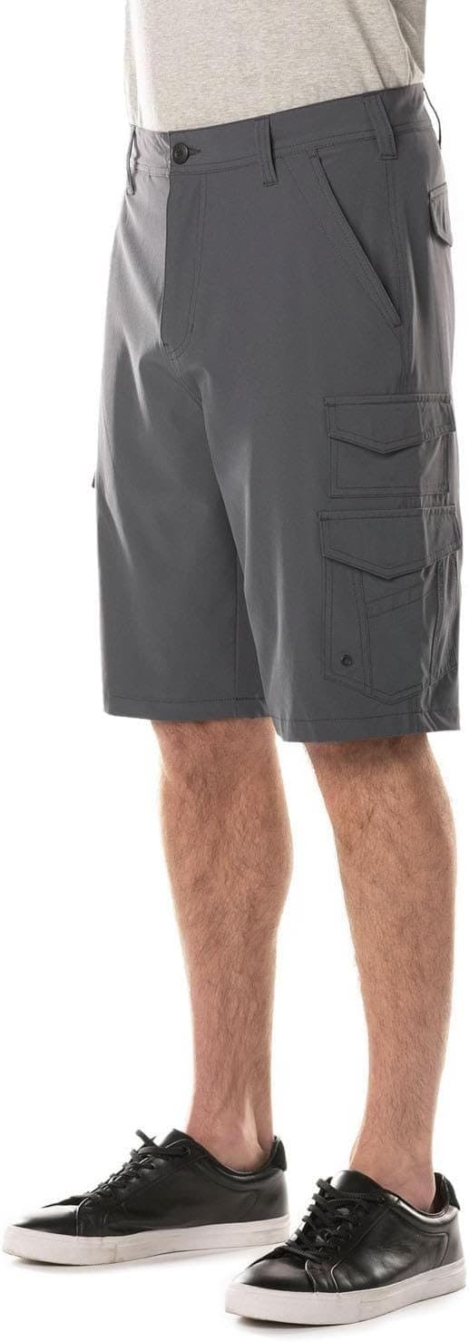 Iron Co. 4-Way Stretch Hybrid Cargo Short Size 40 Greystone - Thumbnail 2