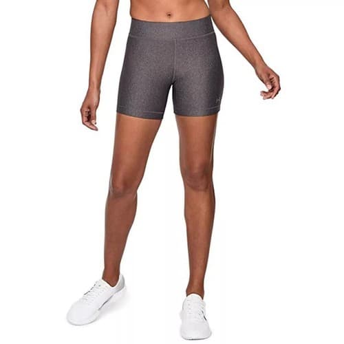 Under Armour Women's Heat Gear Middy Shorts - Grey Size Small - Image 1