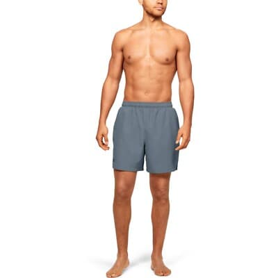 UNDER ARMOUR MEN'S SHORE BREAK VOLLEY BOARDSHORT, HUSHED TURQUOISE /BLACK, 3X - Thumbnail 3