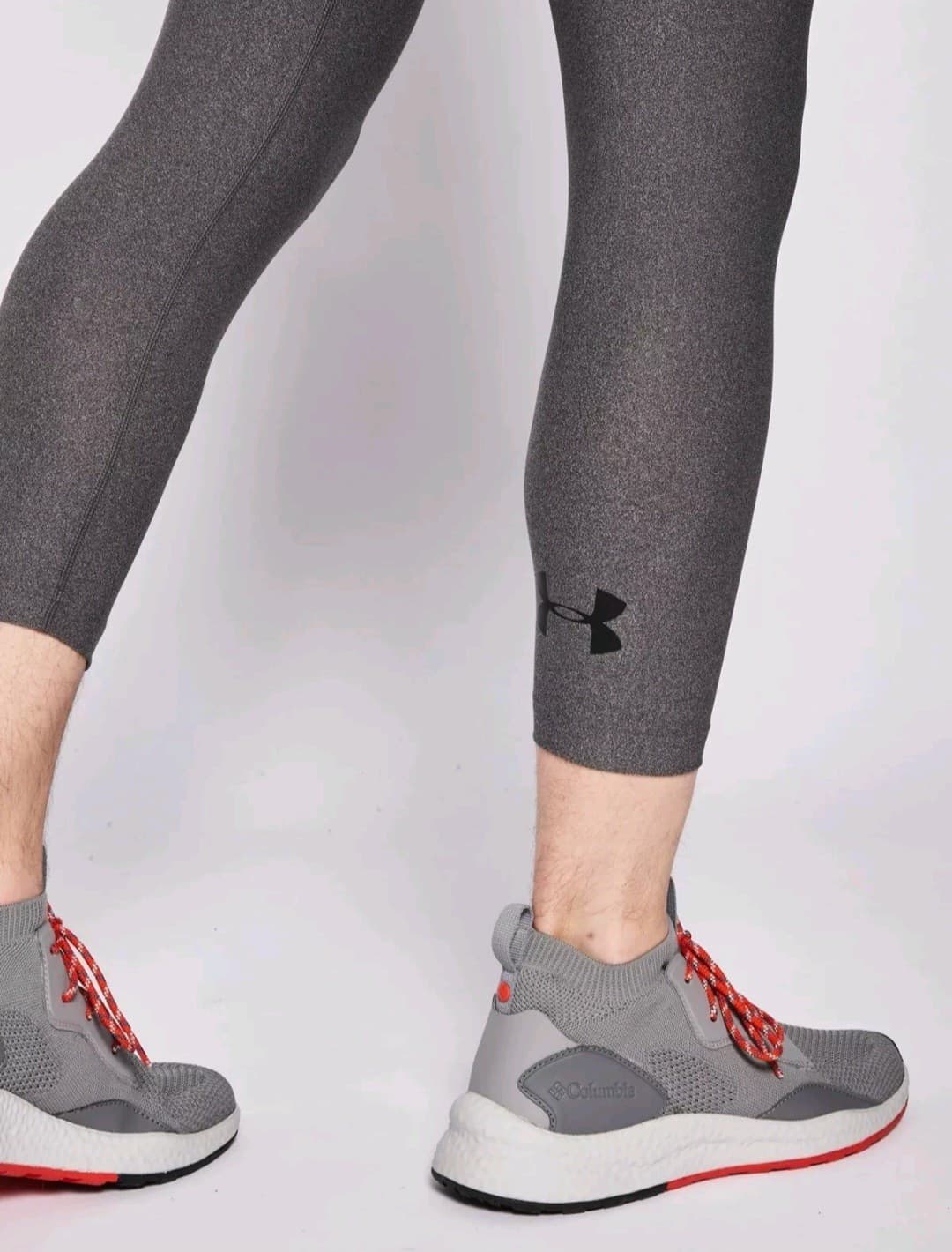 Under Armour HeatGear 2.0 Men's Size S Small Leggings Training Gray - Thumbnail 4