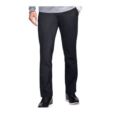 Under Armour Mens Match Play Straight Leg Golf Pants Black 36/30 - Image 1