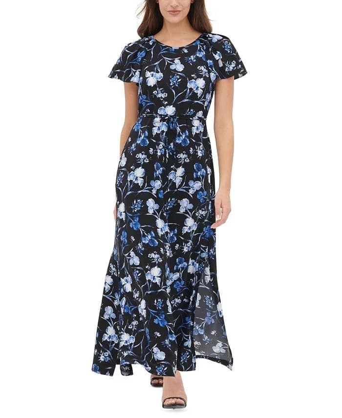 Tommy Hilfiger Floral-Print Maxi Dress SIZE 2 - Image 1