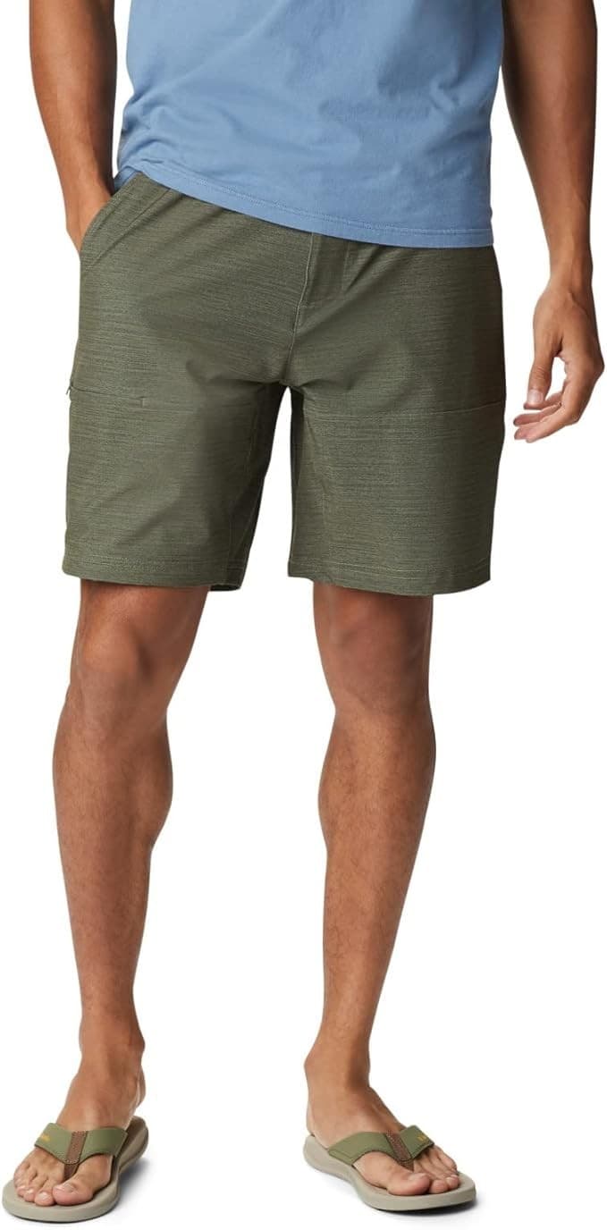 Columbia Twisted Creek Stone Green Heather Hiking Shorts Mens Big 6XL - Image 1