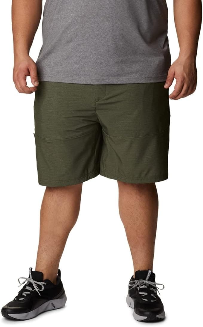 Columbia Twisted Creek Stone Green Heather Hiking Shorts Mens Big 6XL - Thumbnail 4