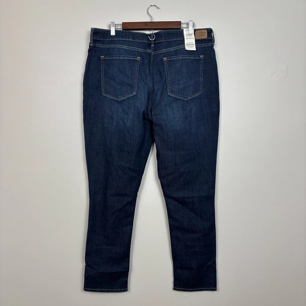 Levi Strauss Signature Jeans Women Mid Rise Slim Simply Stretch 20M W35/L30 - Thumbnail 3