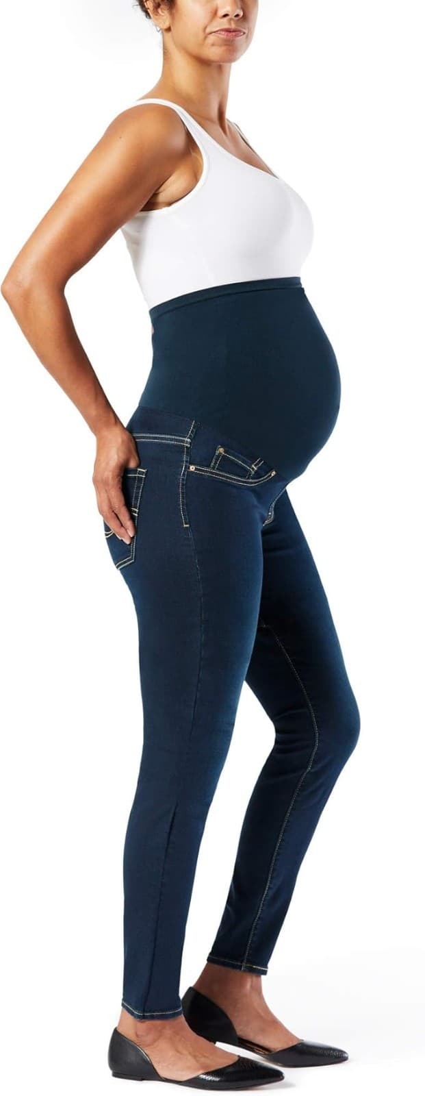 Levi Strauss Signature Gold Women's Maternity Skinny Jeans, XS - Thumbnail 2