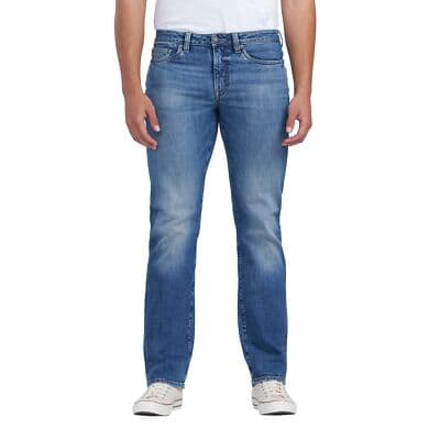 BUFFALO DAVID BITTON RELAXED STRAIGHT DRIVEN JEANS, CRINKLED AND SANDED 40 X 30 - Image 1