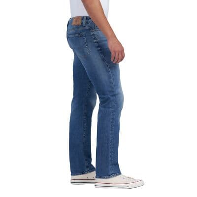 BUFFALO DAVID BITTON RELAXED STRAIGHT DRIVEN JEANS, CRINKLED AND SANDED 40 X 30 - Thumbnail 4