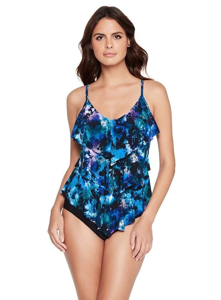 MagicSuit Women's Peace Out Rita Adjustable Strap Swim Tankini Size 8 - Thumbnail 3