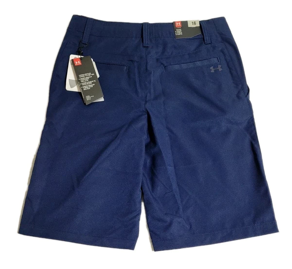 Under Armour Loose Fit Athletic Golf Shorts Youth Boys Size 14 MSRP $40.00 New - Thumbnail 2