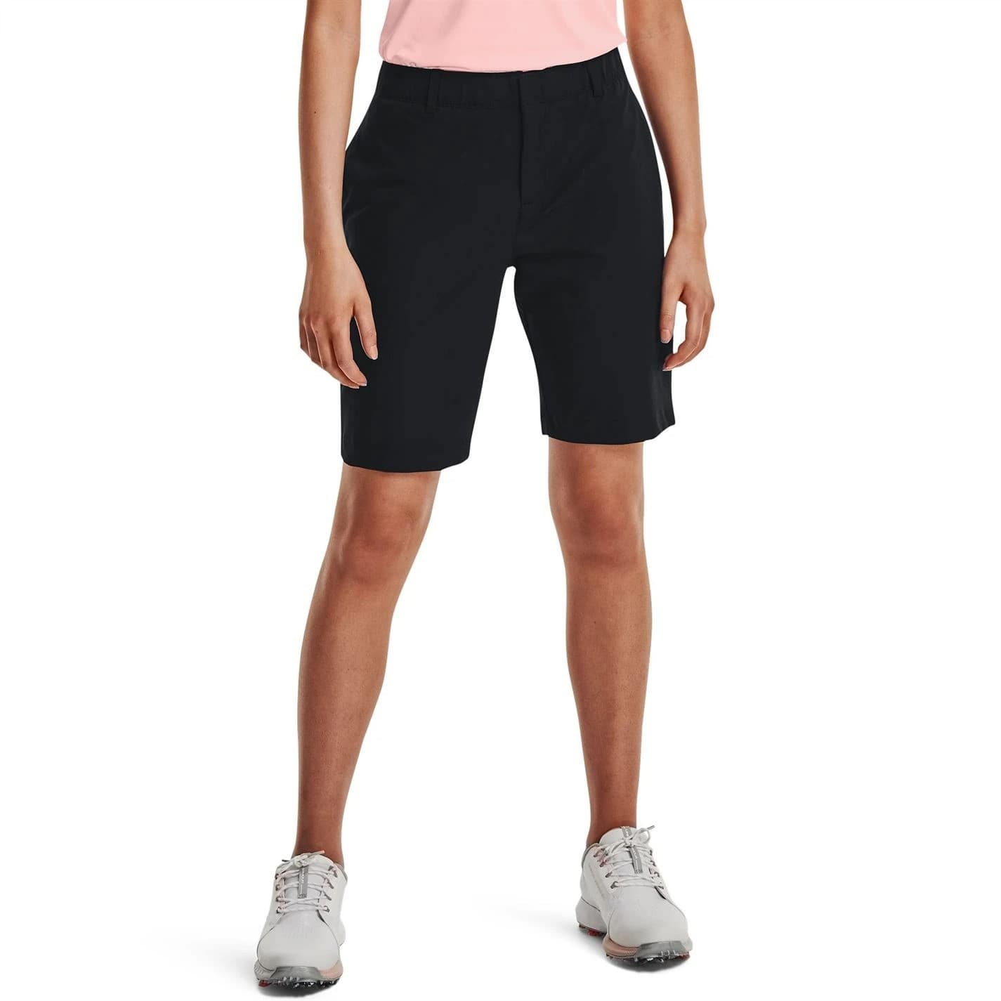 $75 Under Armour Women’s Links Golf 9” Shorts- Black - Size: 4 (28”W) - NEW - Image 1