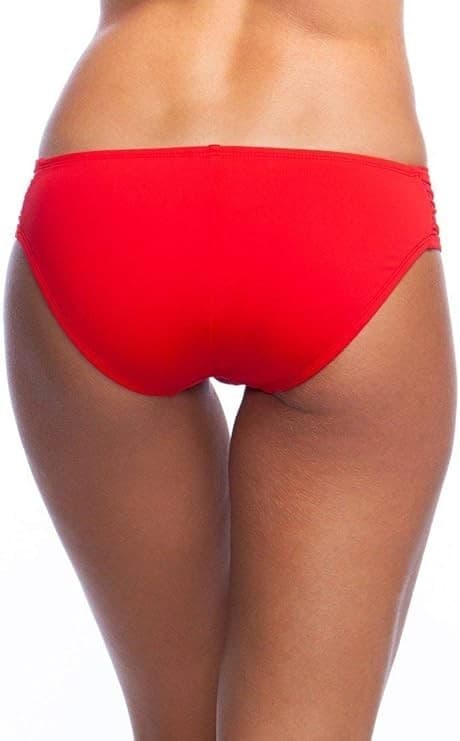 La Blanca L108769 Womens Flame Island Goddess Side Shirred Hipster Bottom Sz 10 - Thumbnail 2