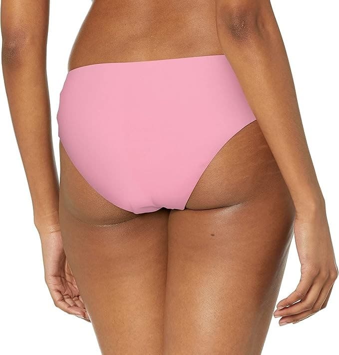 The Bikini Lab Women's Pink Medium Coverage Bikini Bottom Size Large- NWT - Thumbnail 3