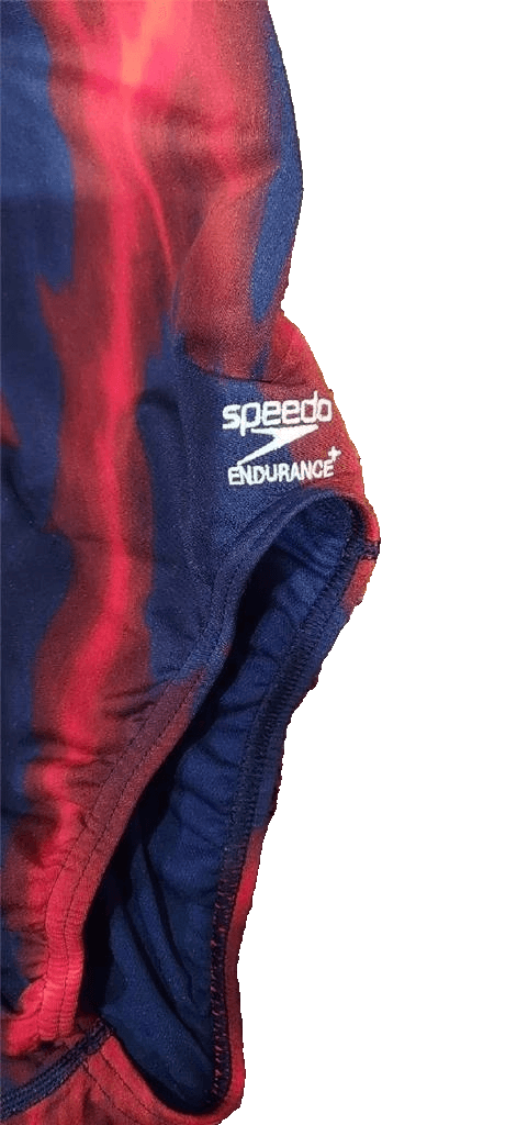 Speedo Swimsuit Endurance Racing New Tag Black Blue Red Suit Woman 28 - Thumbnail 2