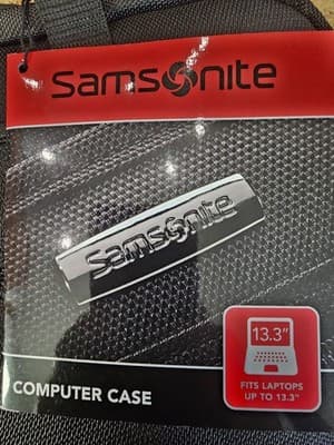 Samsonite Classic Business Padded Pocket Laptop Briefcase, Black 14" x 11" x 2" - Thumbnail 3