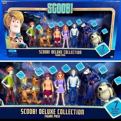 SCOOB! DELUXE COLLECTION - 7 Figures SCOOBY-DOO Dick Dastardly MUTTLEY Basic Fun - Thumbnail 3