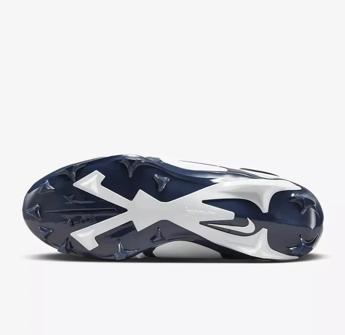 Nike Alpha Menace Pro 3 Football Cleats White Navy CT6649-108 Mens Size 16 NEW - Thumbnail 4