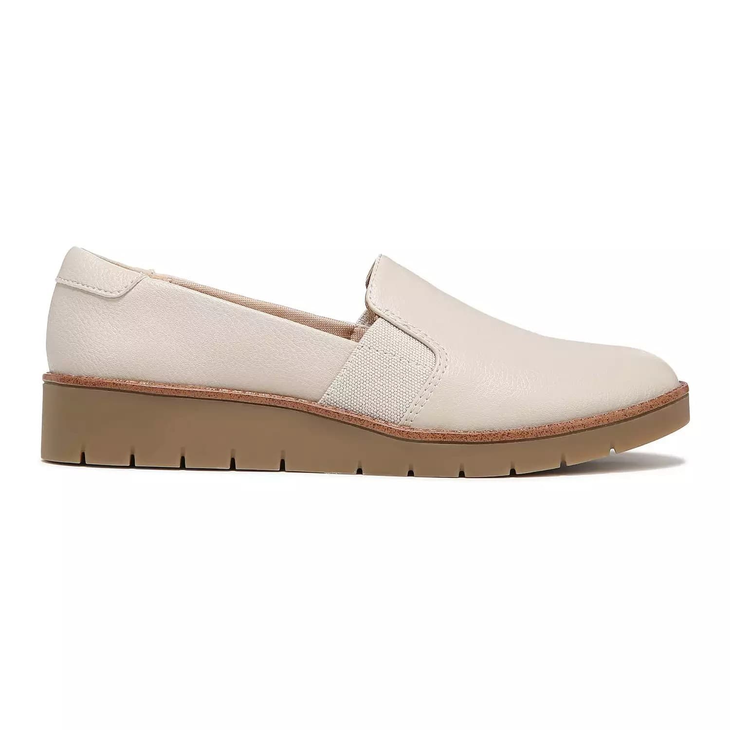 LifeStride Cream Slip On Loafers Comfortable Everyday Casual Shoes Womens's 11 M - Thumbnail 3