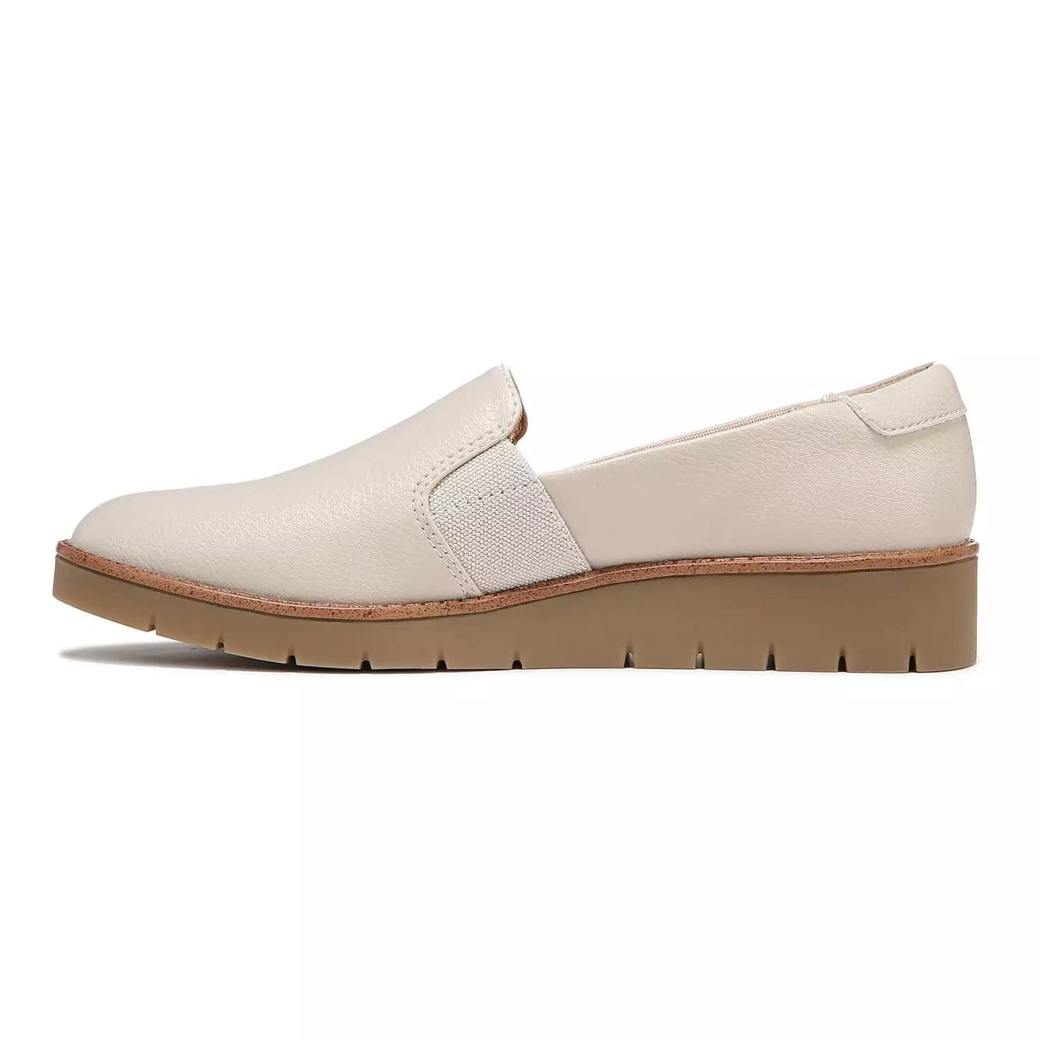LifeStride Cream Slip On Loafers Comfortable Everyday Casual Shoes Womens's 11 M - Thumbnail 2