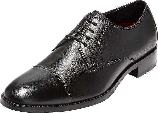 Cole Haan Men's Sz 9M Black Lenox Hill Cap Toe Oxford Dress Shoes NWT - Thumbnail 2