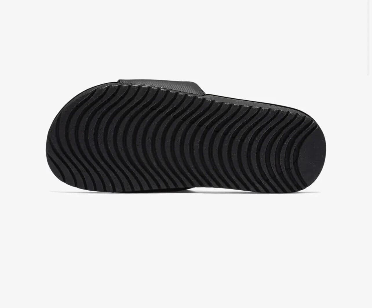 Kid's Nike Kawa Slide Black/White (819352 001) SIZE 6Y - Thumbnail 5