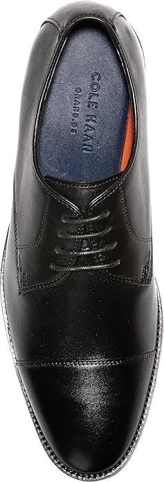 Cole Haan Men's Sz 9M Black Lenox Hill Cap Toe Oxford Dress Shoes NWT - Thumbnail 4