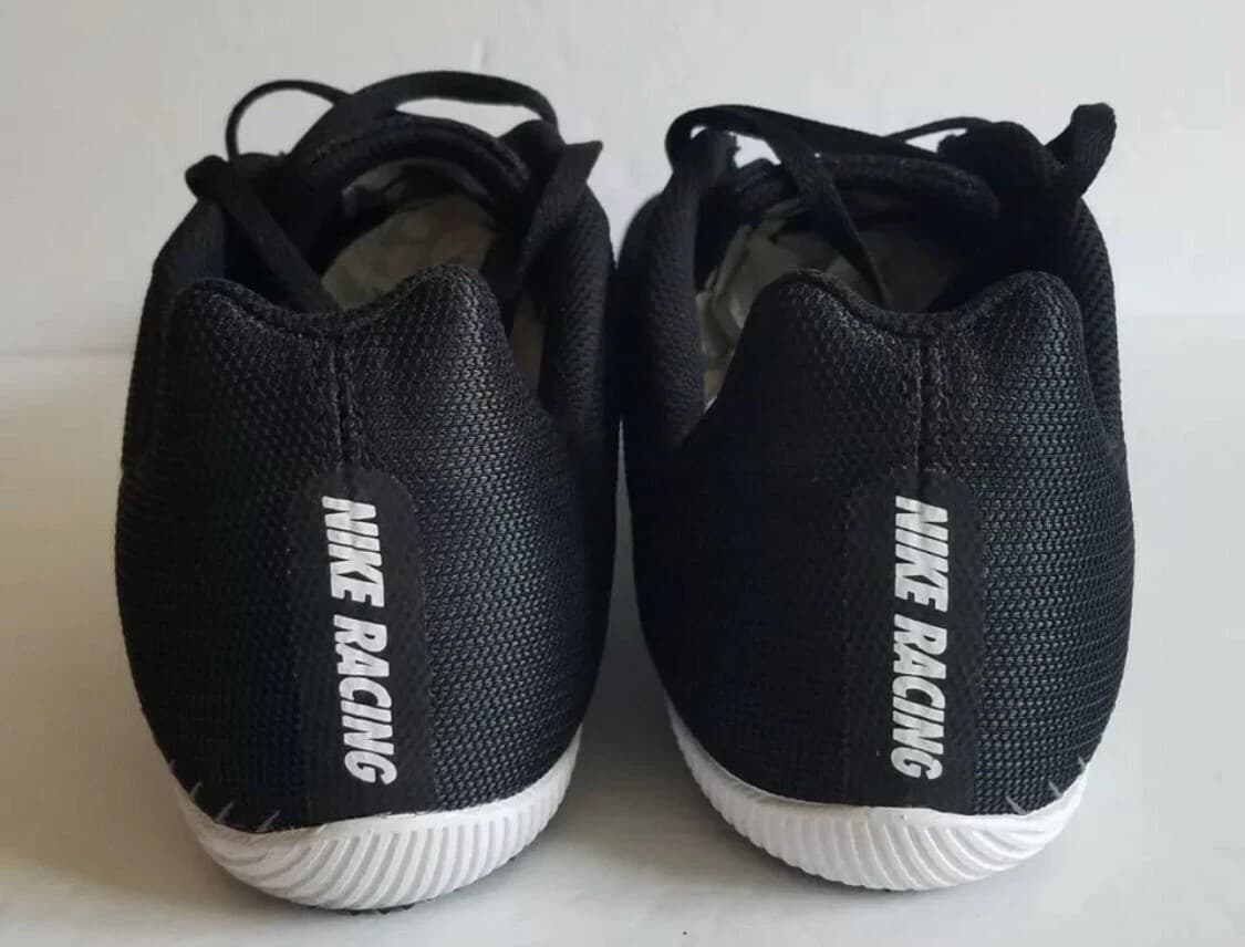 Nike Zoom Rival M9 Racing Track and Field Shoes Black White Lightweight Men's 13 - Thumbnail 2