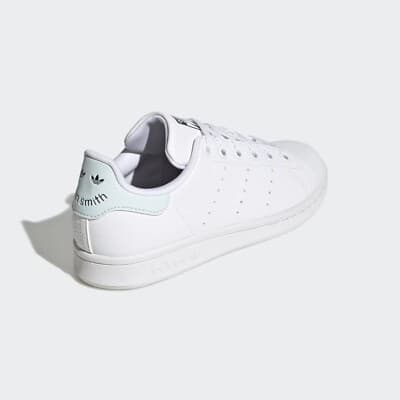 ADIDAS ORIGINALS STAN SMITH SNEAKER, WHITE/ALMOST BLUE, 7M/9W US UNISEX - Thumbnail 5