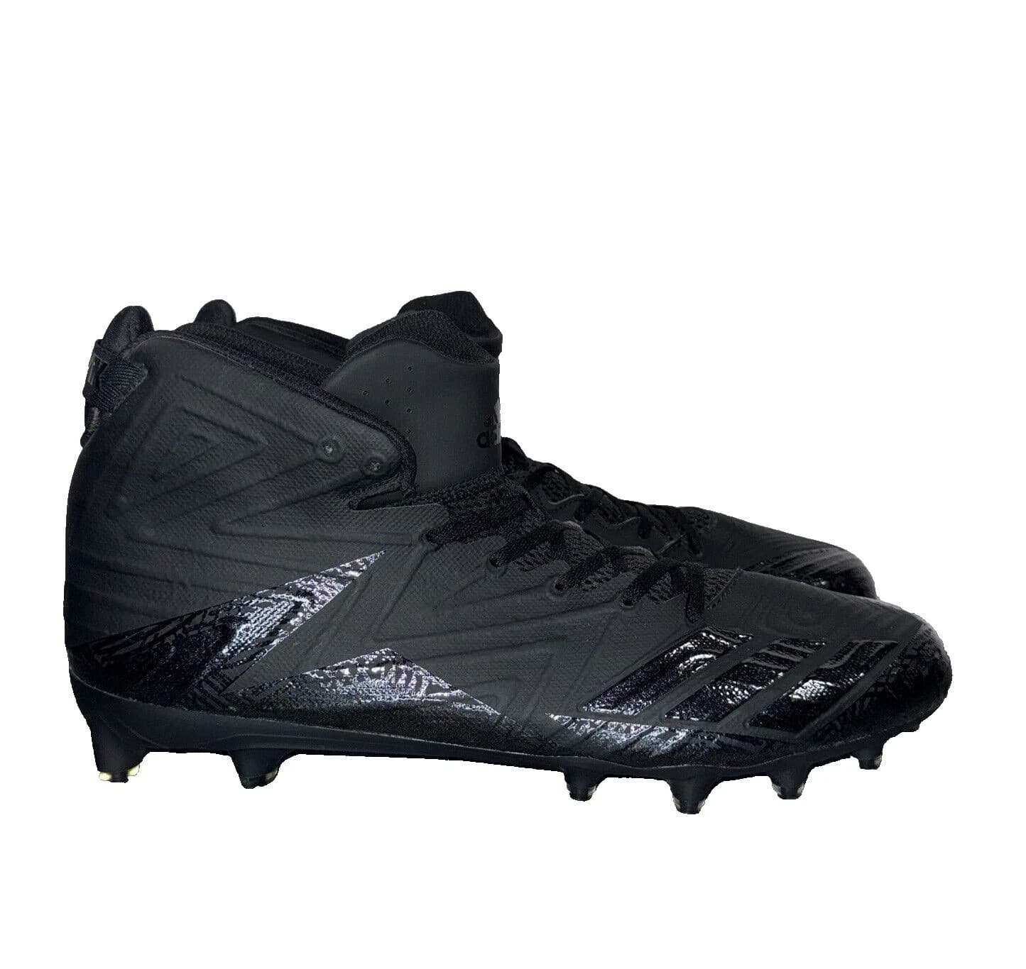 Adidas Freak X Carbon Mid 'Triple Black' Men's Football Cleats Size 18 - Thumbnail 4