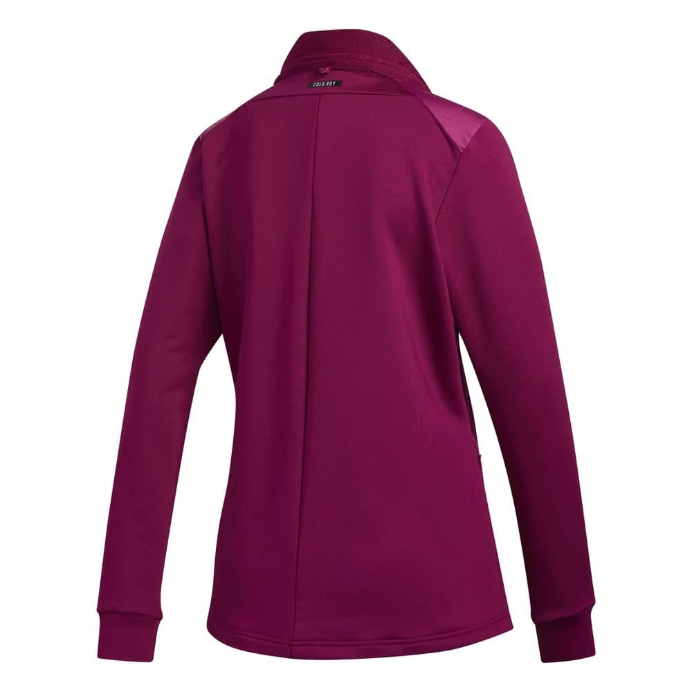 New Adidas Golf Womens COLD RDY Full Zip Jacket Power Berry - Size Small FT3014 - Thumbnail 7