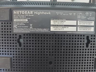 Netgear Nighthawk AC1750 Smart Dual Band WiFi Router Model R6700v3 - Works Great - Thumbnail 2