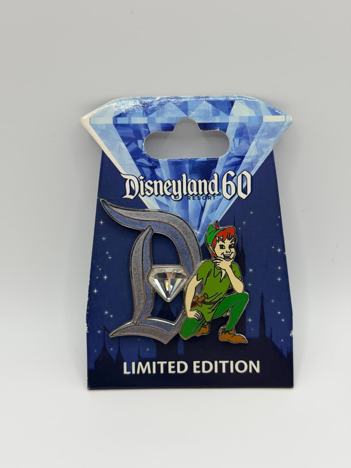 Disneyland Resort | 60th Anniversary Diamond D | Peter Pan | LE 3000 - Image 1