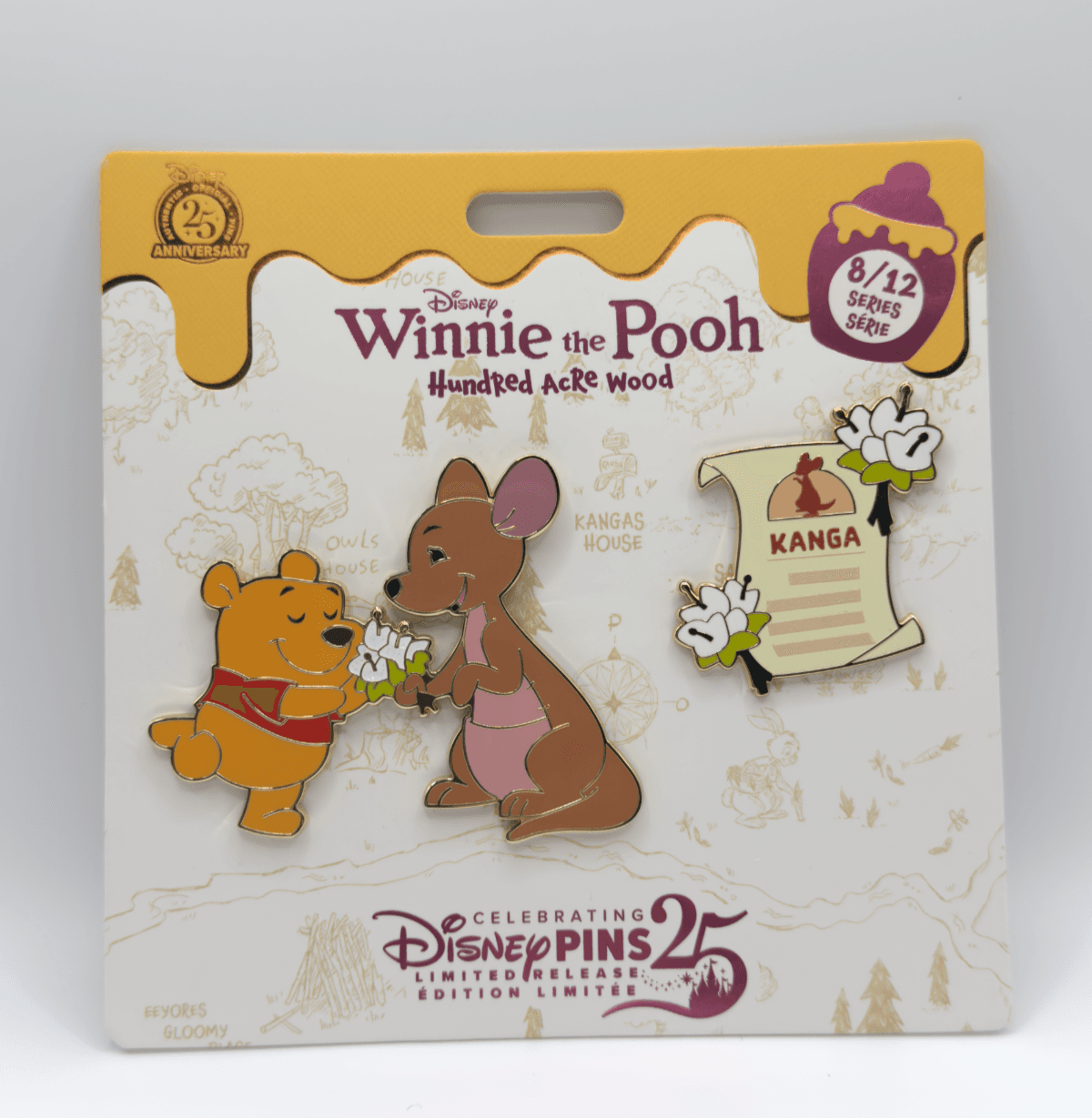 LR Winnie the Pooh Kanga Set Hundred Acre Wood Month August 8/12 Disney Pin 2025