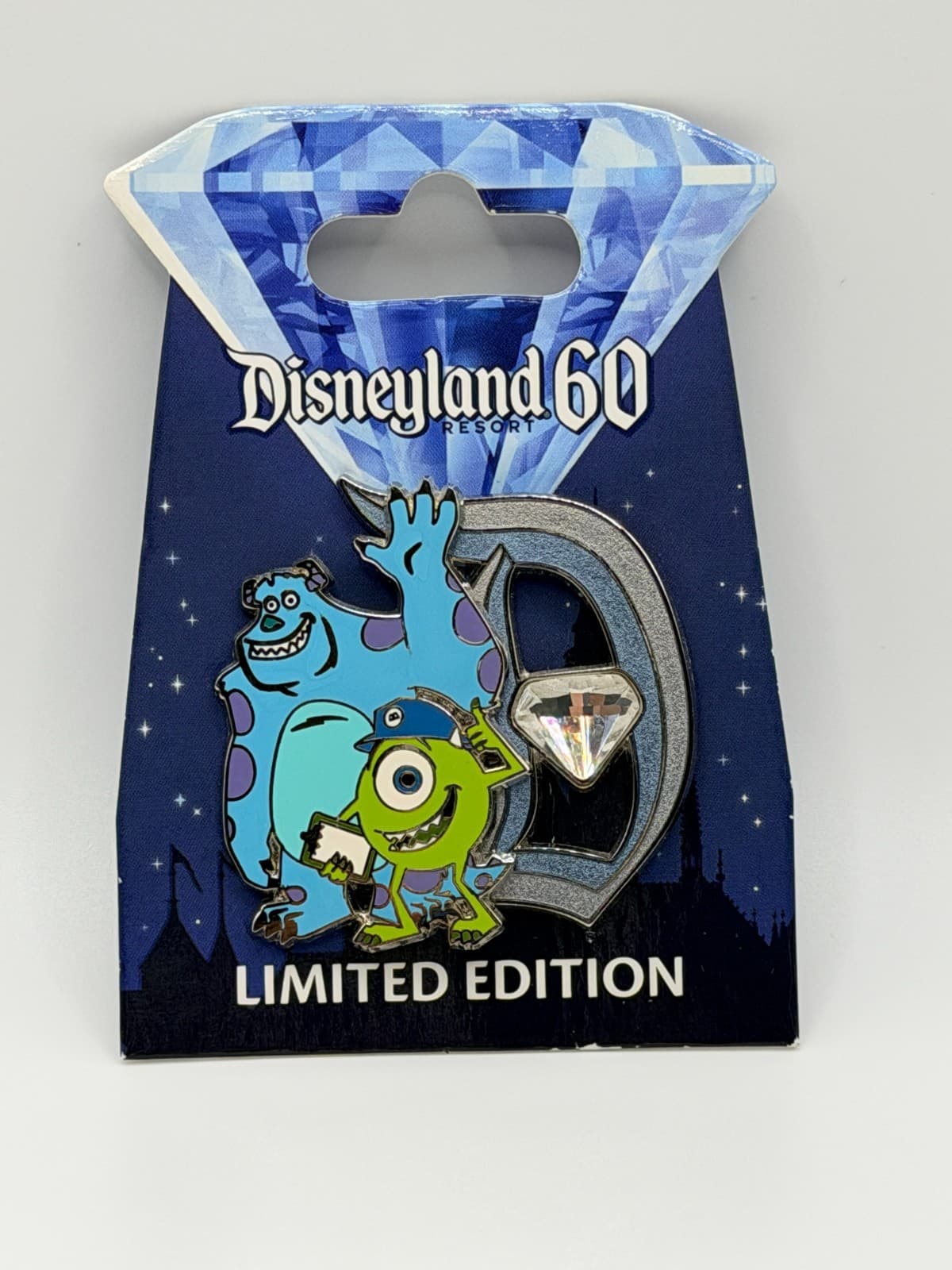 Disneyland Resort | 60th Anniversary | Mike and Sulley | Diamond D | LE 3000 - Image 1