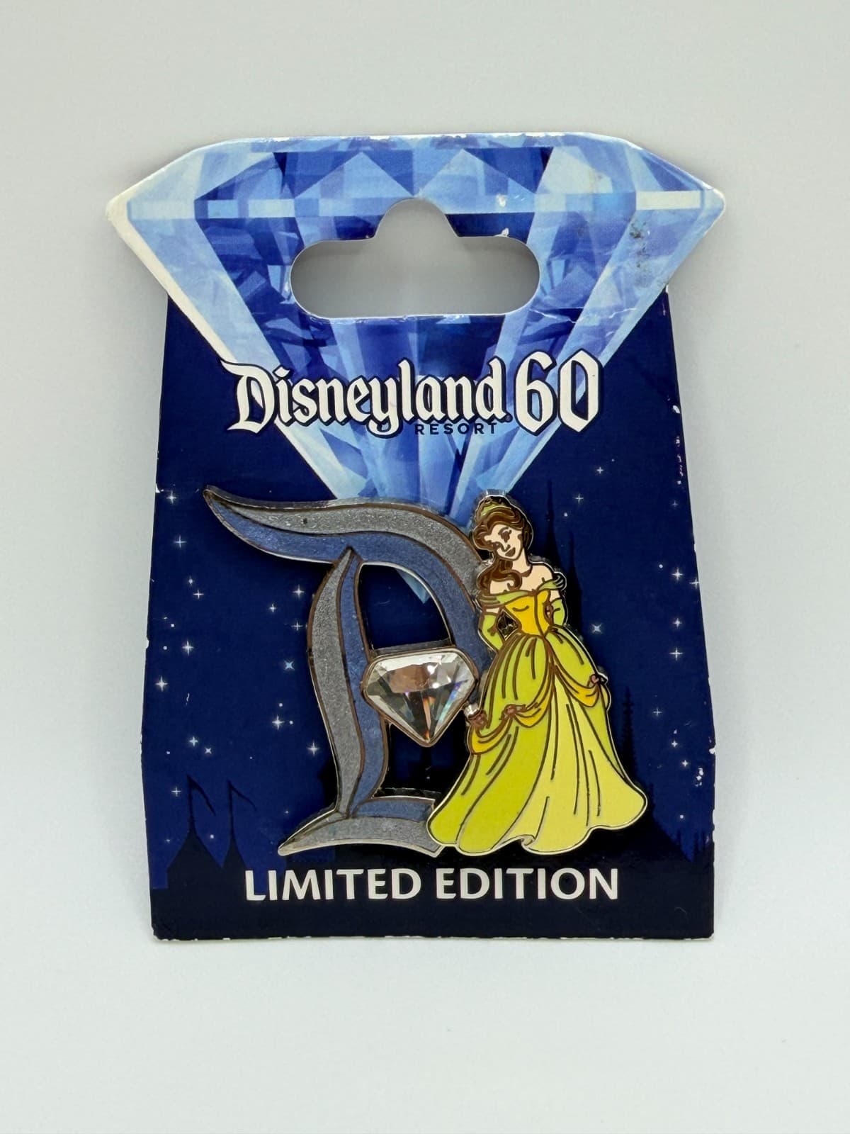 Disneyland Resort | 60th Anniversary | Belle | Diamond D | LE 3000 - Image 1