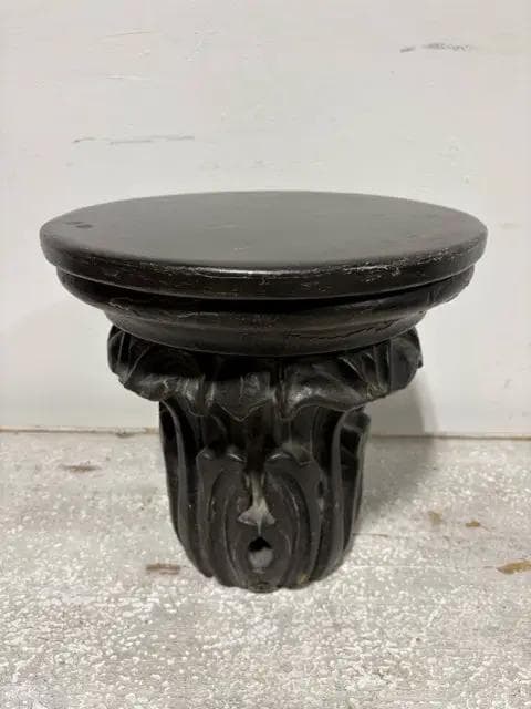 Carved Wooden Pedestal - Image 1