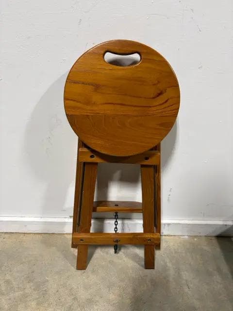 Wooden Folding Step Stool - Thumbnail 2